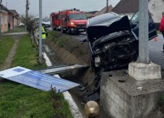 Accident în Livezile! Un șofer De 80 De Ani A Fost Dus La Spital Cu Multiple Fracturi!