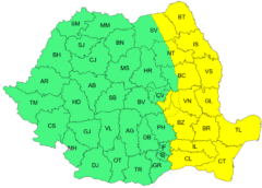 Cod Galben De Ploi Torențiale, Descărcări Electrice și Vijelii Inclusiv în Judeţul Covasna