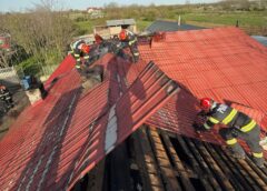 O Casă A Ars Violent, Joi După Amiază, în Localitatea Zorile Din Comuna Grădinari