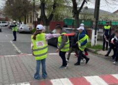 Polițiștii Serviciului Rutier Giurgiu Reiterează Patrulele școlare. Astăzi A Fost Rândul școlii Nr
