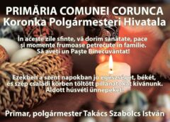 Primăria Comunei Corunca: ”să Aveți Un Paște Binecuvântat!”