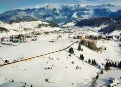 Satele Din România Ridicate Deasupra Norilor