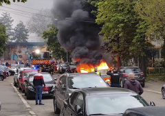 Video Logan Distrus De Flăcări, Lângă O Grădiniță Din Buzău