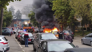 Video Logan Distrus De Flăcări, Lângă O Grădiniță Din Buzău