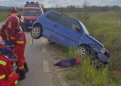 Accident în Mogoșeni! Un șofer De 80 De Ani A Intrat Cu Mașina N șanț !