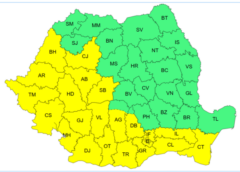 Anm Anunță Răcire Accentuată și Vânt Puternic în Mai Multe Regiuni Din țară, Inclusiv în Olt/ Hărțile Cu Zonele Vizate