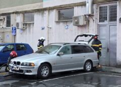 Bordul Unui Autoturism A Ars Sâmbătă Seară, Pe Strada Tineretului Din Municipiul Giurgiu