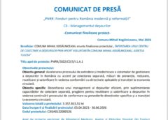 Comunicat De Presă: ” Pnrr: Fonduri Pentru România Modernă și Reformată!”