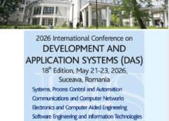 Conferința Internațională Development And Application Systems Revine La Usv Cu Ediția A Xviii A, în Perioada 21 23 Mai 2026