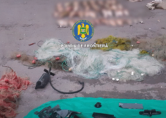 Noapte De Braconaj Pe Dunăre, Dejucată De Polițiștii De Frontieră Giurgiuveni! Plase Ilegale și O Barcă Gonflabilă, Confiscate în Timpul Unei Acțiuni Cu Aparatură De Vedere Nocturnă
