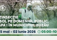 Rer Sud Demarează Prima Etapă De Dezinsecție La Sol Pe Domeniul Public Din Municipiul Buzău