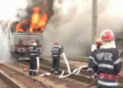 Ulmeni: O Locomotivă A Luat Foc La Podul De Cale Ferată