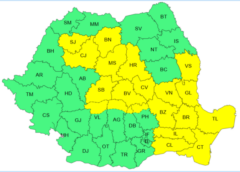 Cod Galben De Furtuni, Vijelii și Grindină în Mai Multe Regiuni Ale țării/ Harta Meteo Cu Zonele Vizate