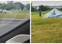 Imagini Dramatice. Un Elicopter S A Răsturnat După O Aterizare De Urgență
