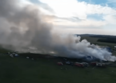 Incendiu La Ferma De Porci Din Milișăuți – 50 De Animale Au Murit în Flăcări